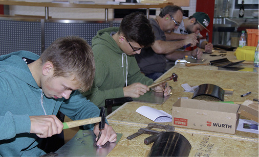 
BAUMETALL-Workshopper in ihrem Element

