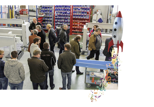 
... auf die Werksführung und die Diskussionsrunde bei Schechtl ein
