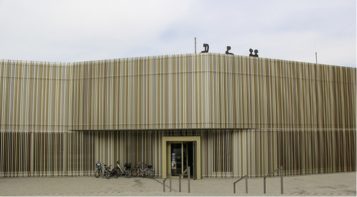 <p>
Gelungen: Formschöne Stabfassade des Kunstmuseums in Ottobeuren
</p>