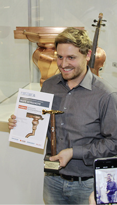 
... und Sebastian Kempf für seinen historischen Rinnenkessel
