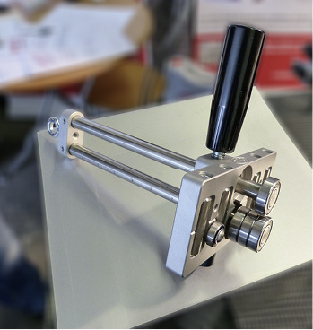 
Der neue Vario-Bender VB 200 von Dräco kann stufenlos geöffnet oder zugestellt werden 
