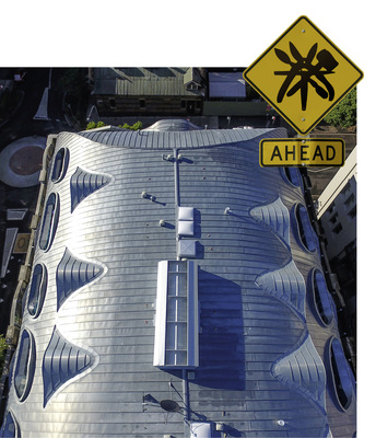 



Wellen, Bögen und jede Menge Titanzink 
