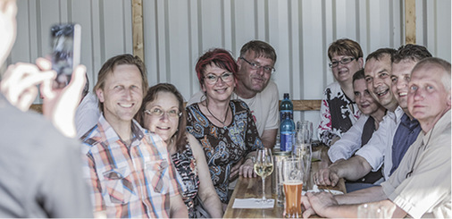 Einige Kollegen des BAUMETALL-Treffs sind ebenfalls unter den Gästen
