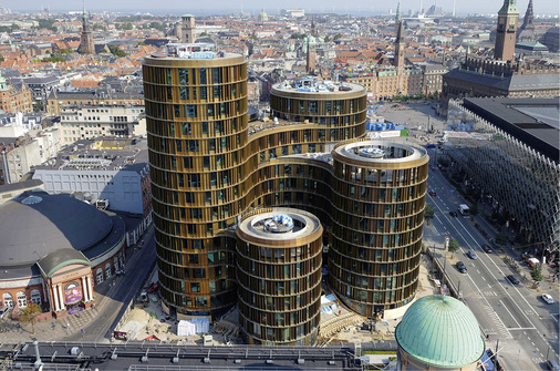 <p>
Die Axel Towers fügen sich harmonisch in das Stadtbild Kopenhagens ein 
</p>