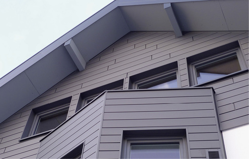 
Hauspaneel und Verbundplatte machen eine gute Figur
