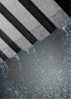 
Verödete Vliese stoppen die Kapillarwirkung an der Traufe



