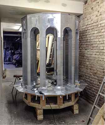 
An den Bögen wurden trapezförmige Schlusssteine platziert
