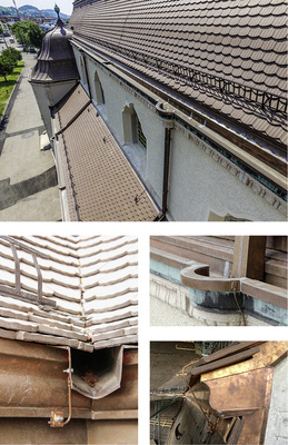<p>
Die Erneuerung von Dachentwässerung und Blitzschutz gehörten ebenfalls zum umfangreichen Sanierungsauftrag
</p>