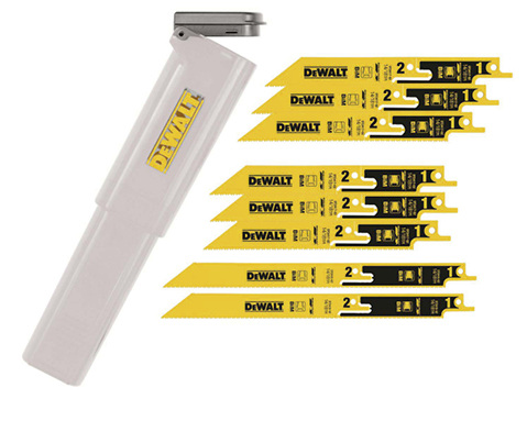 



Die abbrechbaren Sägeblätter von Dewalt gibt es in zwei Längen
