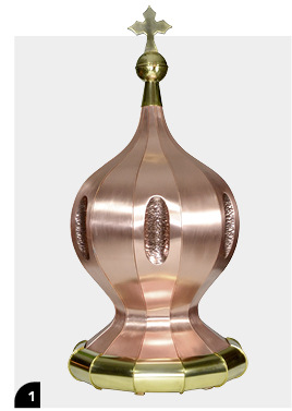 Turmmodell, 12-teilig, Cu
