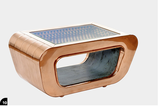 Wohnzimmertisch, Cu-Neu, Cu 60 Jahre alte orig. Patina
