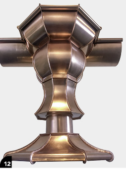 Rinnenerweiterung, 7-teilig, Cu
