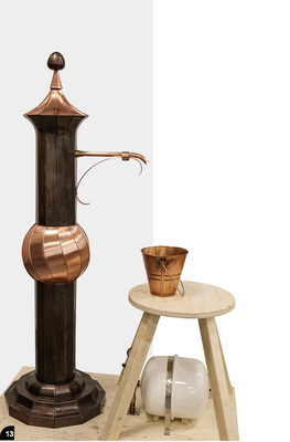 Standbrunnen, 12-teilig, Cu
