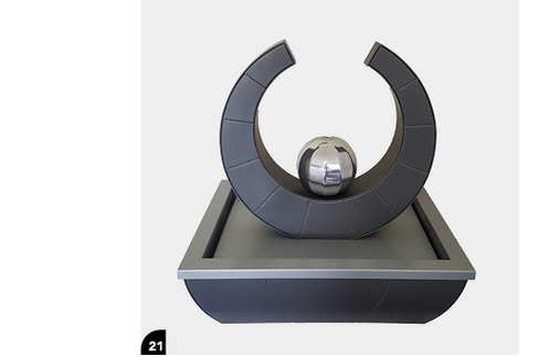 Zimmerbrunnen, 12-teilig, TiZn-v
