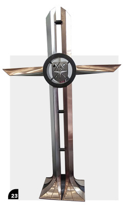 Gipfelkreuz, Cu, Cu-Sn, Cu-Oxid
