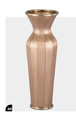 Blumenvase, 12-teilig, Cu
