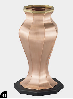 Verdrehte Vase, Cu
