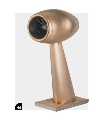 Freistehendes Manteltriebwerk, Cu
