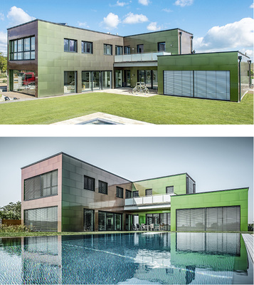 



Je nach Lichtverhältnissen, Tages- und Jahreszeit changiert die Oberfläche von kräftigem Grün bis zu zartem Violett
