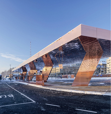 <p>
Das Lahti Travel Centre in Finnland erhielt eine Belobigung
</p>

<p>
</p> - © copperconcept.org/awards

