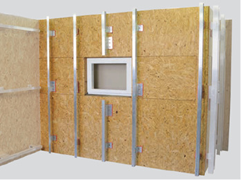 
Unterkonstruktion aus Aluminium-Strangpressprofilen



