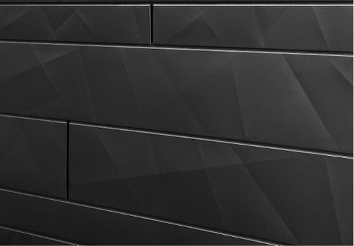 <p>
Siding.X mit futuristischer Fassadenoptik durch Längs- und Querkantung
</p>

<p>
</p> - © Fotostudio SX Heuser / Prefa / Croce & Wir

