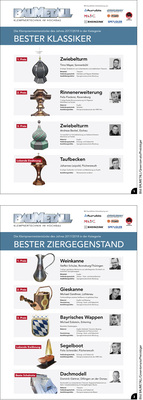 

1


Preisträger der Wettbewerbskategorie „Bester Klassiker“




2


Preisträger der Wettbewerbskategorie „Bester Ziergegenstand“
