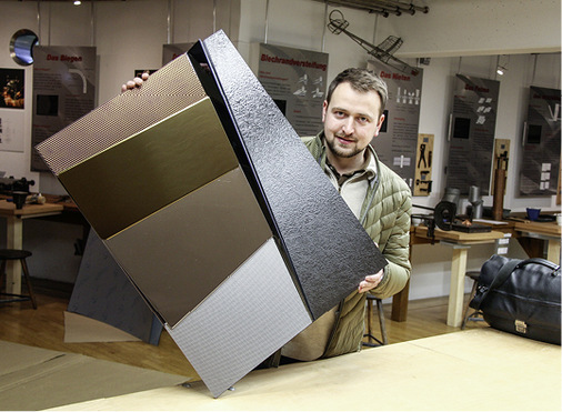 …&nbsp;und Michael Ludwig mit einer schräg verlaufenden Variante
