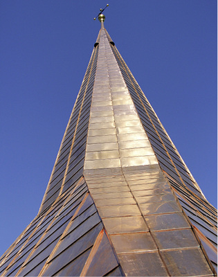 



Kirchturmsanierung, Bless AG, Erstfeld; HTS Architekten, Altdorf; 0,7-mm-Kupfer
