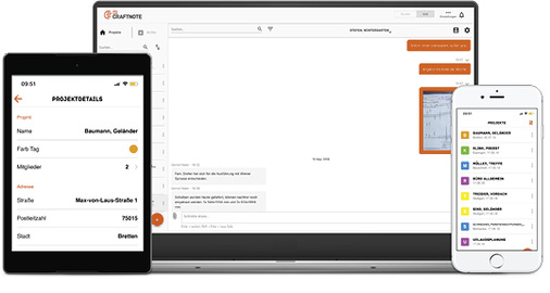 



Projekte werden mit allen Details in der App gespeichert und in einer übersichtlichen Liste dargestellt
