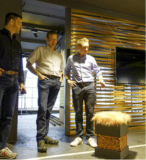 

3


Was verbirgt sich unter dem kunstfellbezogenen Hocker?



