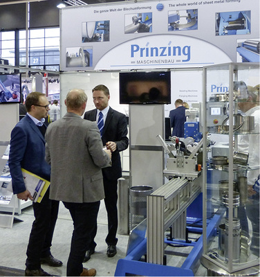 
Prinzing-Messeauftritt auf der Euroblech 2016 



