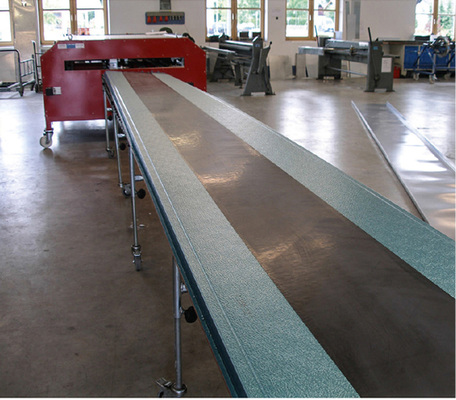 



Maschinelles Aufbringen der Schallschutzfolie
