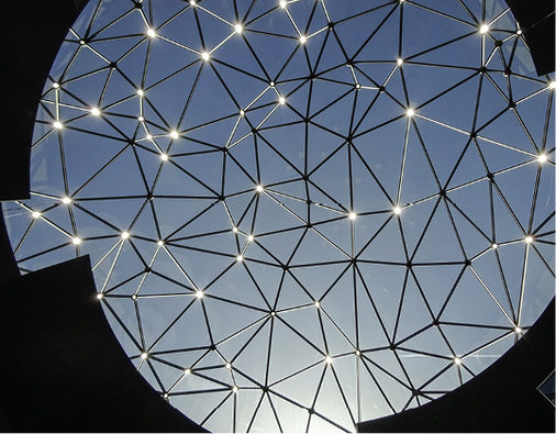 



Den Sternen nahe: In der Glaskuppel sind die Sternbilder des südlichen Himmels zu sehen
