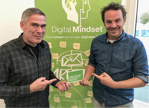 
Andreas Buck und Christian Bredlow machen sich Gedanken zur Digitalisierung 



