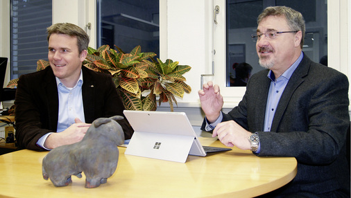 



Die Prefa-Geschäftsführer Tobias Götz und Karsten Köhler im Interview
