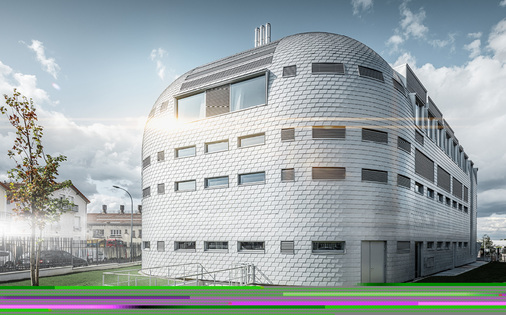 
Zeitgenössisch interpretiert: Die Schindeleindeckung auf dem traditionell inspirierten und kuppelförmigen Gebäude erzeugt besonderen Charme



