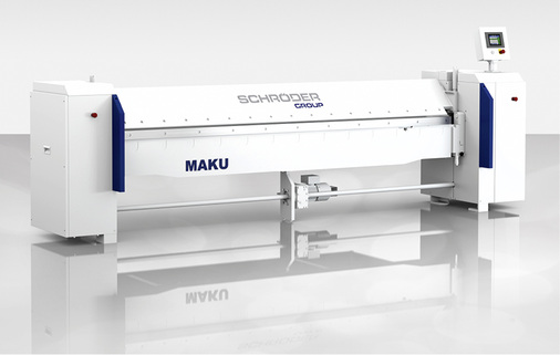 <p>
</p>

<p>
Die neue Schwenkbiegemaschine Maku von Schröder ist der ideale Einstieg in die motorisierte Dünnblechbearbeitung
</p> - © Schröder Group

