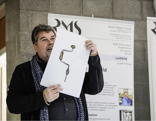 
… die analoge Powerpoint-Präsentation von Hans-Peter Rösch 



