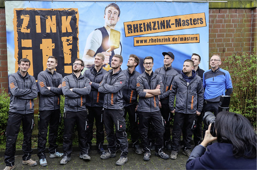 



Die Finalisten des Wettbewerbs beim Fotoshooting 
