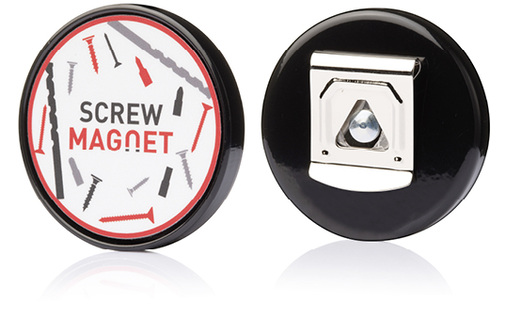 



Der Screwmagnet lässt sich per Clip an Hosen, Gürteln oder anderen Kleidungsstücken befestigen und hält Gegenstände mit einem Gewicht bis 11 kg
