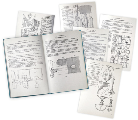 



Klempnertechnik satt und zahlreiche Konstruktionsskizzen
