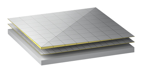 
Gefälledämmung mit Gratplatten



