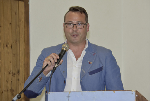 
 Mirco Siegler nahm in seiner Eigenschaft als iib-Präsident teil



