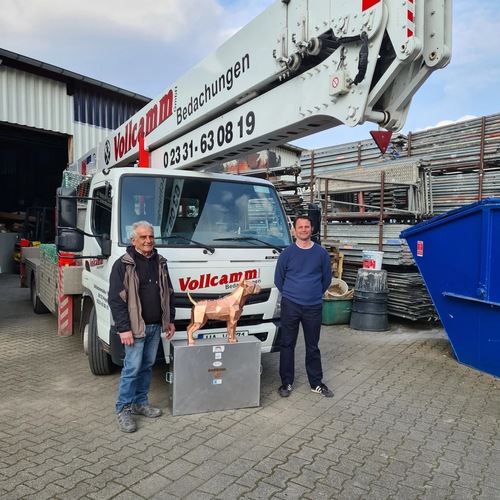 Copper zu Besuch beim Dachdecker Vollcamm in Hagen