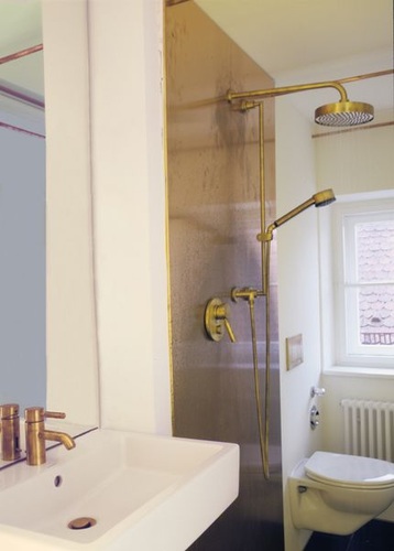 Eine Bronze-Duschwand - Drexel, Thomas,