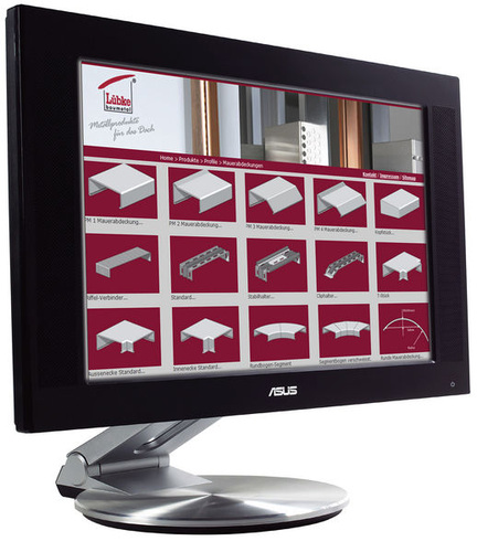 Auch online können Profile geordert werden!

Info: www.baumetal.de (mit einem "L") - Lübke Baumetal