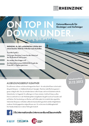 On Top In Down Under - Rheinzink - © Rheinzink
On Top In Down Under - Rheinzink - © Rheinzink