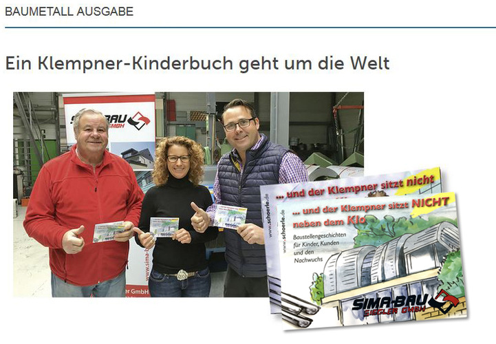 Klempnerfamilie Siegler präsentiert das Vorlesebuch - Buck / Sima Bau / Schoerle