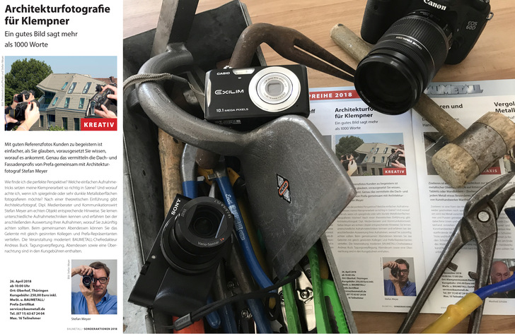 BAUMETALL/Prefa-Foto-Workshop am 26. April 2018 - Buck